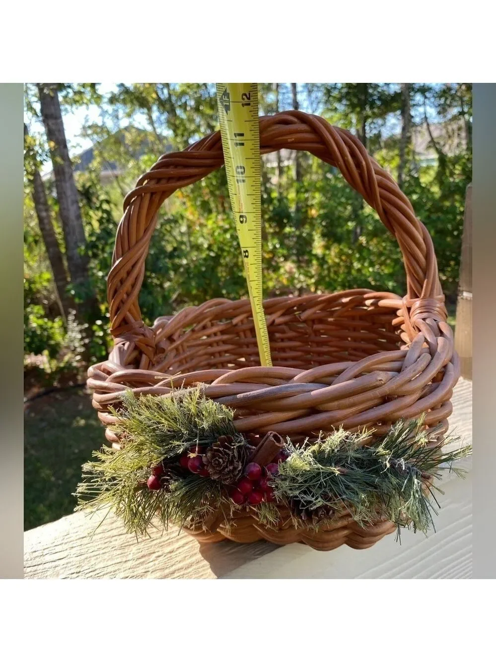 N/A wicker basket